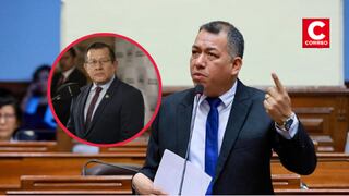 Darwin Espinoza ataca a prensa por preguntarle por incidente violento en su despacho