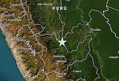 Fuerte sismo de magnitud 5.7 se registró en Huánuco esta noche
