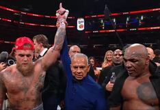 Jake Paul venció a Mike Tyson en la pelea más mediática del año del mundo del boxeo
