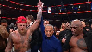 Jake Paul venció a Mike Tyson en la pelea más mediática del año del mundo del boxeo