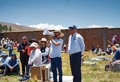 Fernando Orihuela vuelve a Huachac y promete riego tecnificado