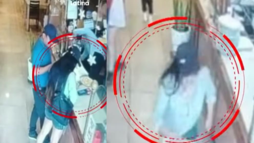 SJM: clienta furiosa arroja líquido inflamable a trabajadora de pollería (VIDEO)