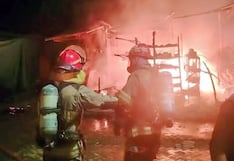 La Libertad: Incendio arrasa 11 puestos en el mercado zonal de Pacasmayo