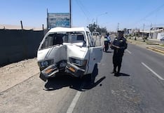 Conductor se salva de morir al estrellarse contra poste en vía de Tacna a Pachía