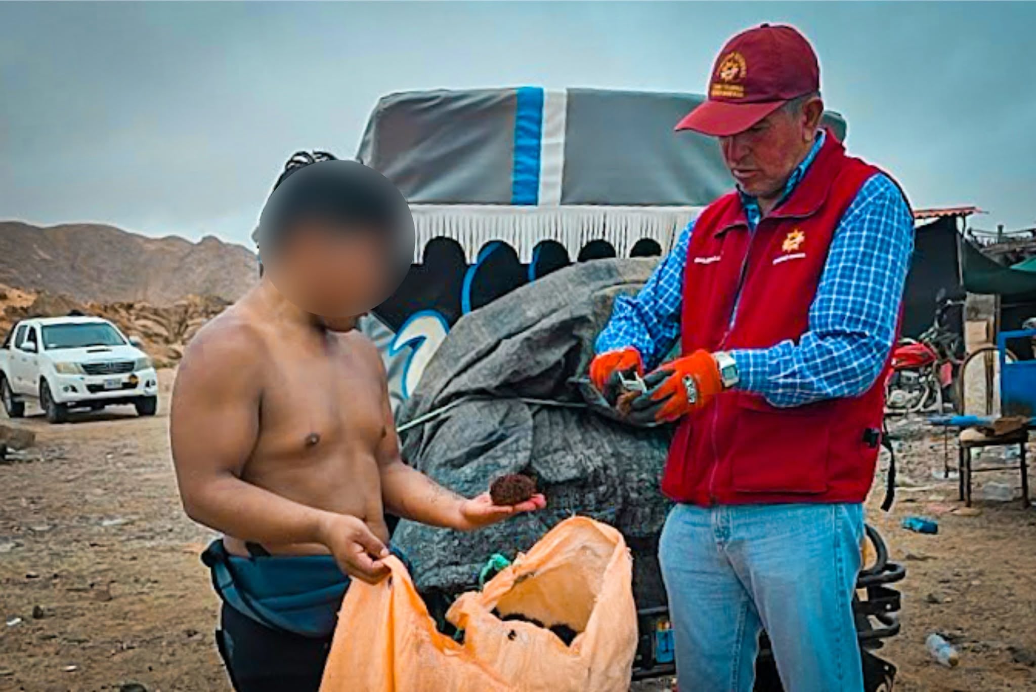 Devuelven 450 kilos de erizo al mar e intervienen a pescadores en Arequipa