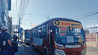 Transportistas del SIT en Arequipa no aceptan rebaja de pasaje a S/1
