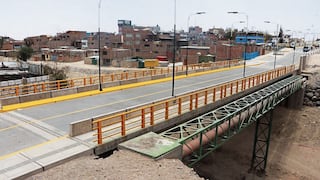 Puente Añashuayco II de Arequipa, que supera los S/26 millones, no se habilita por invasiones
