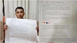 Pisco: candidato denuncia presunta extorsión, “temo por mi vida y la de mi familia”