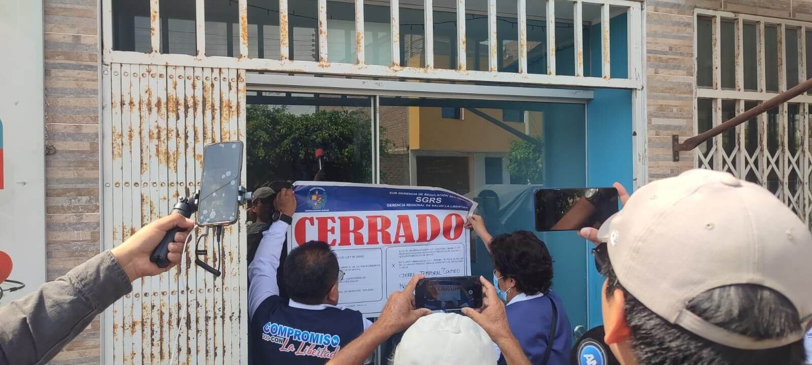 Los centros médicos que han sido cerrados de manera temporal son Cristo Rey (Chao) y Policlínico del Norte RC SAC (Virú distrito).