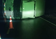 La Oroya: camión furgón se despista y bloquea la Carretera Central por 90 minutos