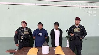 Extorsión en Arequipa: detienen a dos hombres por incendiar un vehículo (VIDEO)