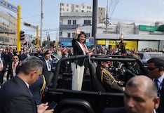 Así fue la llegada de la presidenta Keiko Fujimori a la avenida Brasil para la Gran Parada Cívico Militar