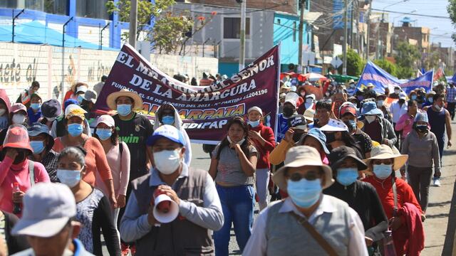 Pobladores protestan por retraso del Gobierno Regional de Arequipa en proyecto de agua