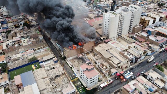 Incendio en San Miguel