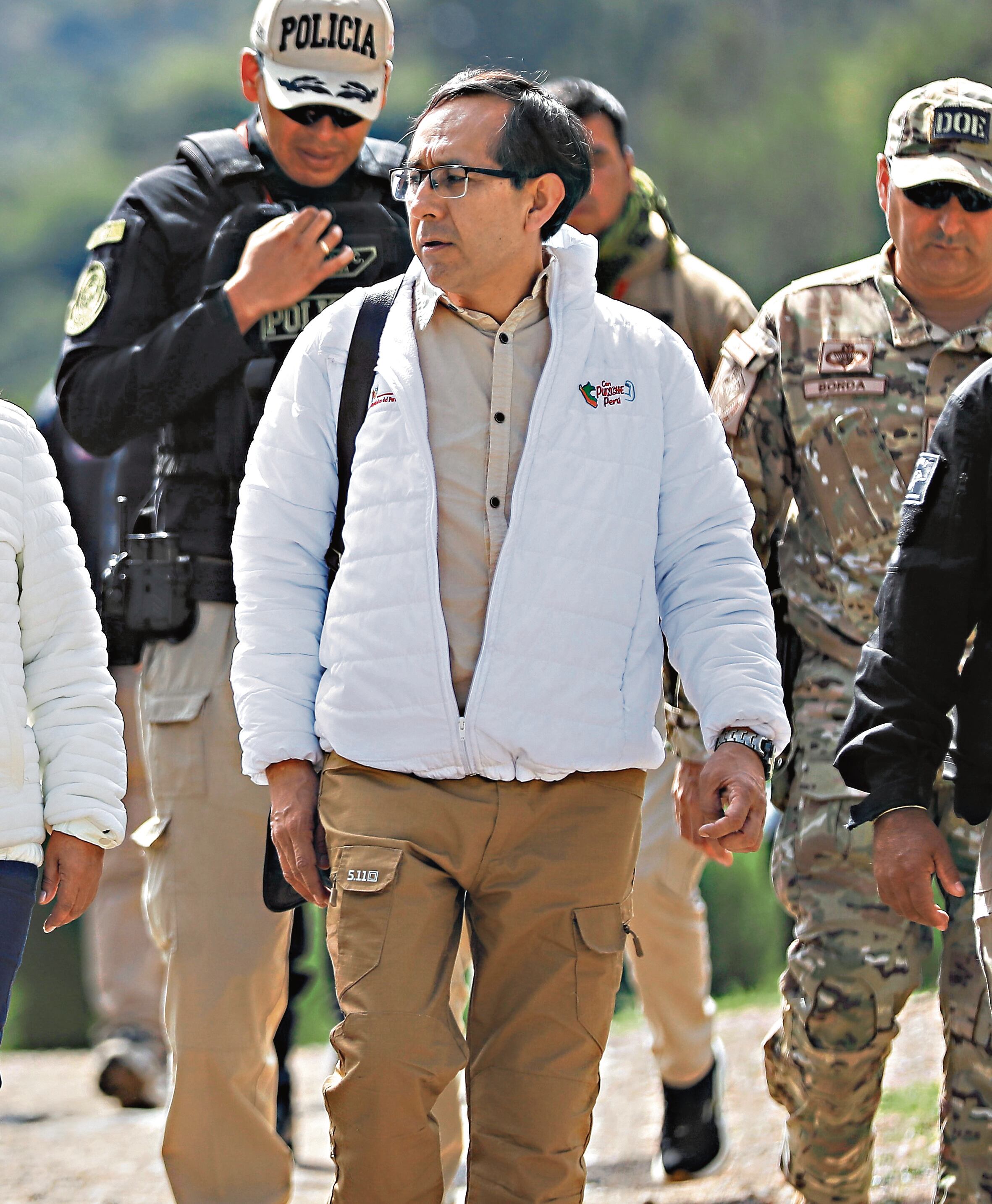 Fredy Hinojosa, vocero presidencial. Pedido de la Fiscalía para que no salga del país será evaluada en el Poder Judicial.