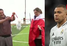 Mbappé realiza obra social para niños de Ancón: Su madre supervisó los trabajos