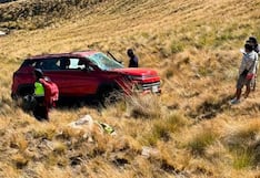 Despiste de camioneta a un abismo deja tres heridos en La Libertad