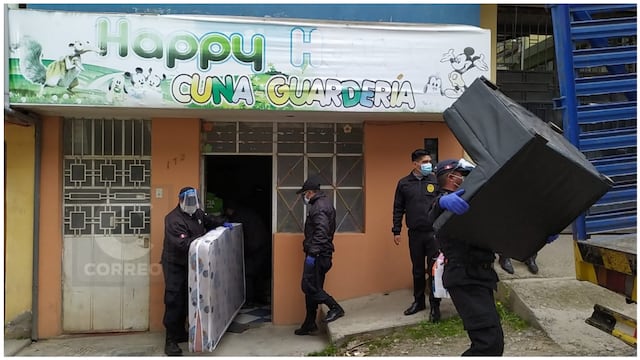 Policía interviene prostíbulo que atendía con fachada de cuna guardería  en Huancayo (VIDEO)