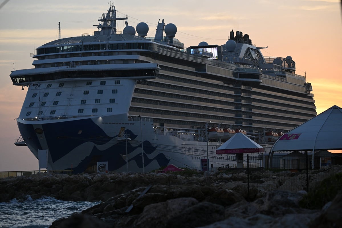 Referencial, crucero Regal Princess. (Raul ARBOLEDA / AFP)
