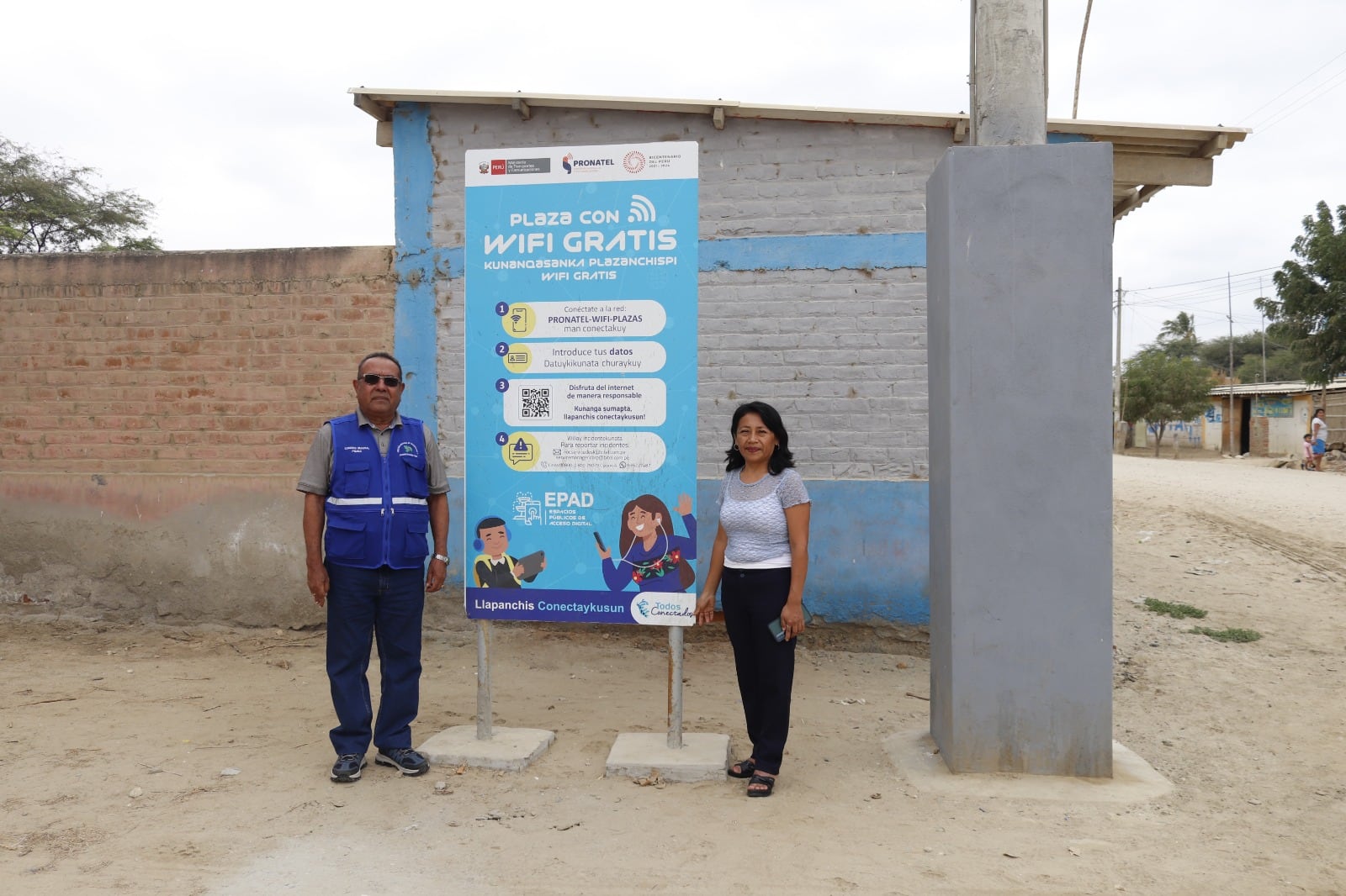 Miles de pobladores se beneficiarán con la instalación de wifi gratuito