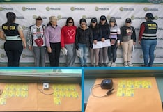 Desarticulan banda “Las Huachiturras de la Telefonía” de Huánuco