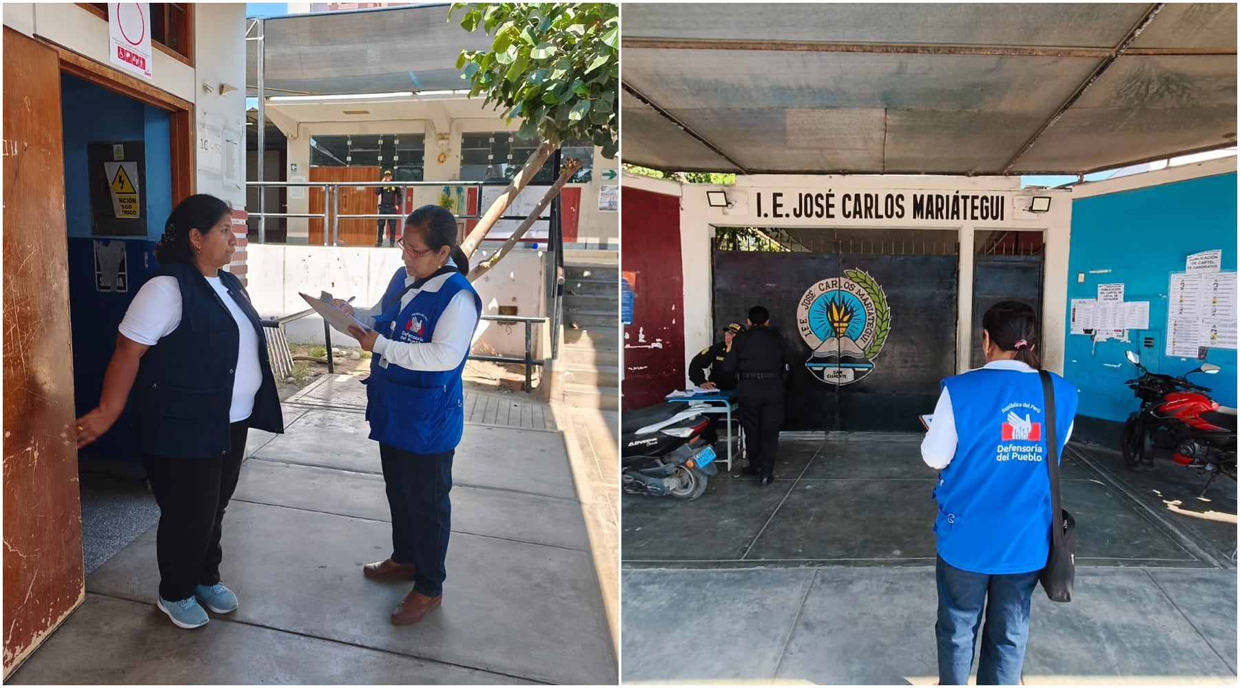 Defensoría del Pueblo supervisó locales de votación durante las elecciones en la región Ica
