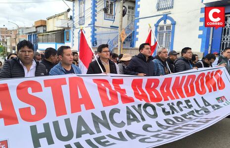 Junín: Instituciones públicas de Huancayo respaldaron paro regional
