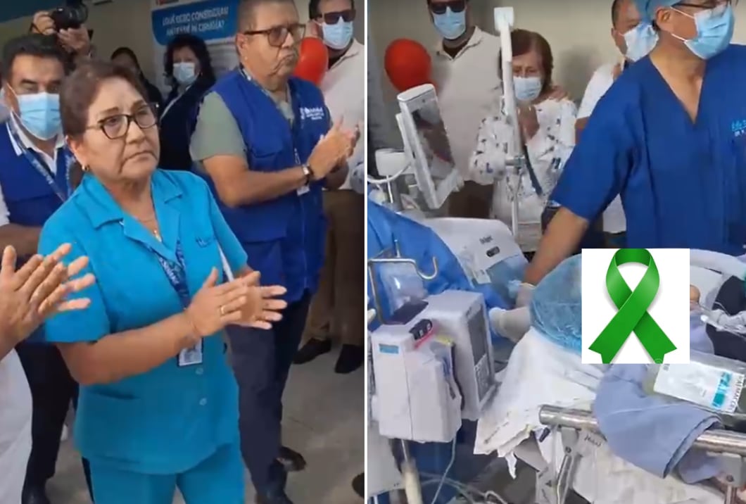Personal médico de EsSalud y familiares estuvieron en la "marcha de honor".