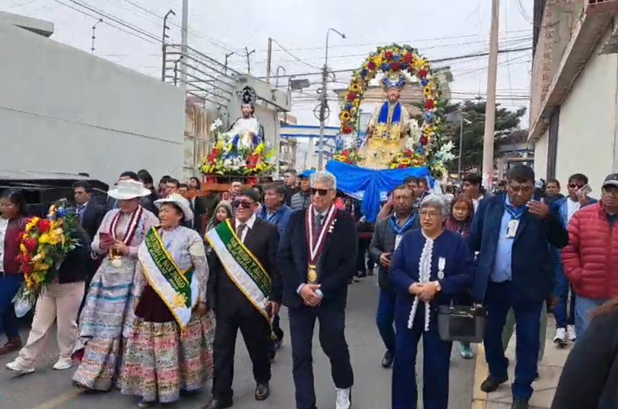Matarani celebra a San Pedro y San Pablo con procesiones y danzas