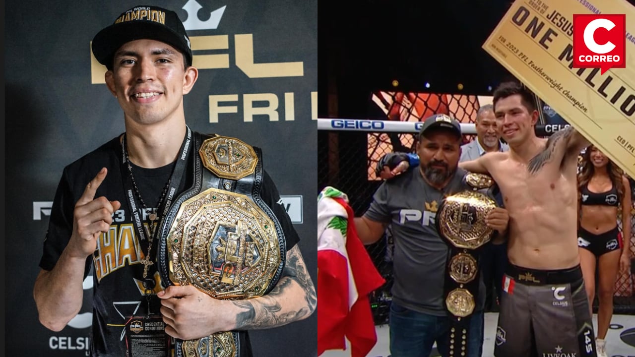 Jesús Pinedo se corona campeón mundial peso pluma de MMA