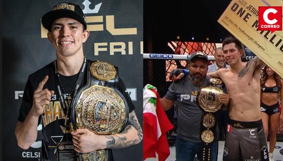 Jesús Pinedo se corona campeón mundial peso pluma de MMA