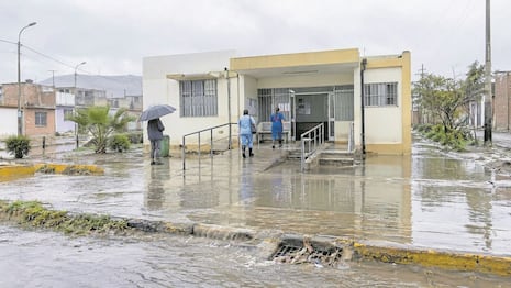 Lluvias: el 83% de la red primaria de salud en riesgo