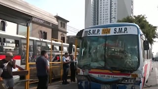 Choque de buses en la avenida Brasil deja 25 heridos en Jesús María