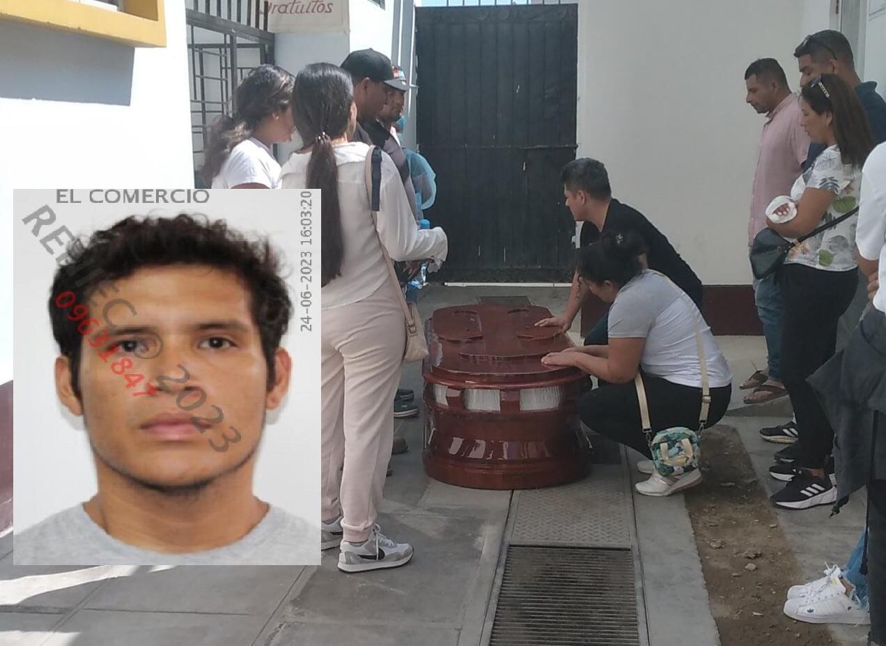 Los familiares retiraron los restos del finado para sepultarlo.