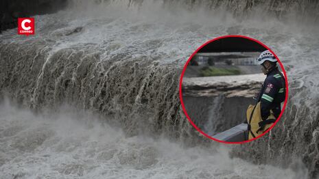 Reanudan búsqueda de policía: Patrick Ospina fue arrastrado por el río Rímac (FOTOS)