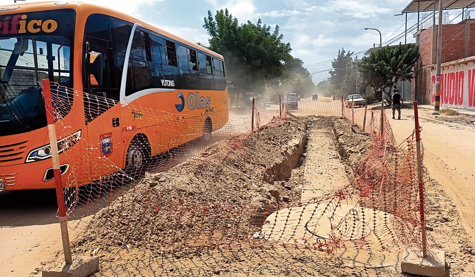 Piura: Paralizan obra de S/6.5 millonesen Urb. El Bosque