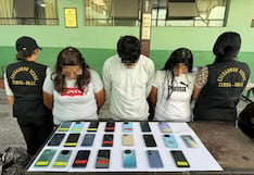 Capturan a banda que vendía celulares robados en el Cercado de Arequipa