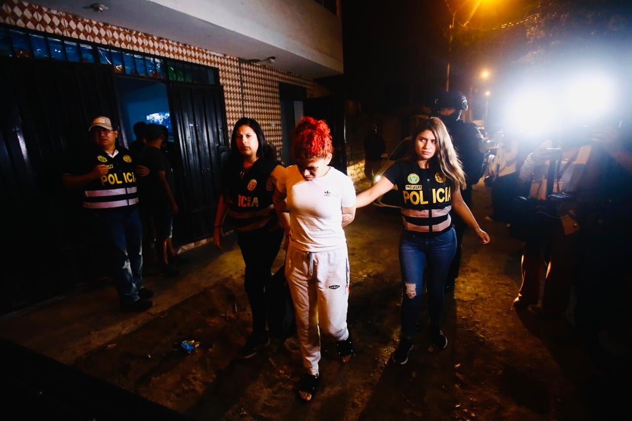 Delincuentes de nacionalidad peruana y venezolana fueron detenidos. Foto: GEC