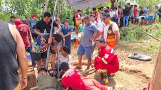 Loreto: Rescatan a niño que cayó en un pozo tubular de 15 metros (VIDEO)