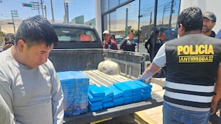 Arequipa: Envían a prisión a chofer que cayó con 37 kilos de cocaína