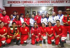 Trujillo: Celebran a las madres de la compañía de Bomberos Voluntarios de Salaverry