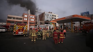 Incendio en almacén de cuero en el Rímac fue controlado