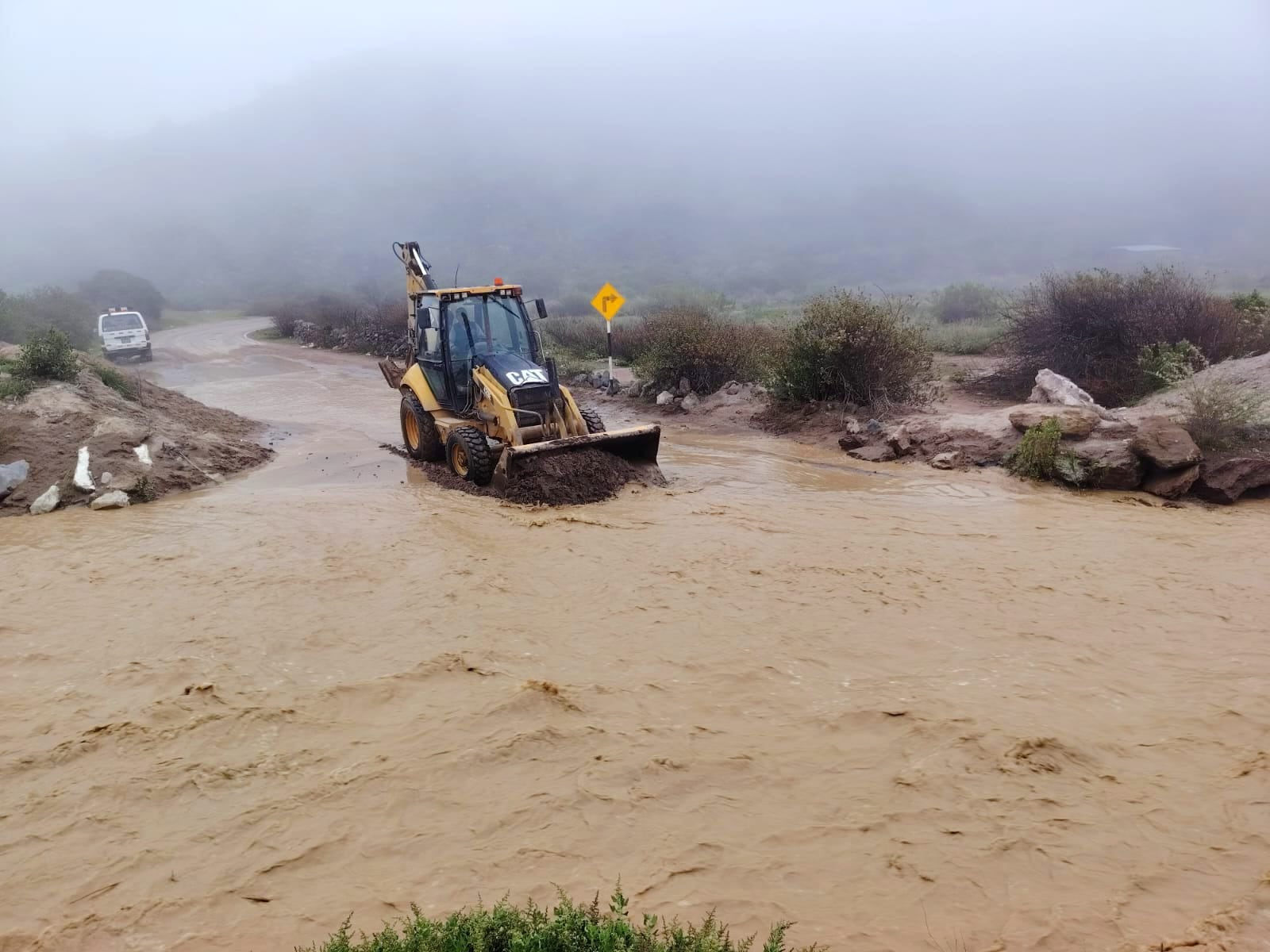 No terminan de habilitar carretera en Andagua (Foto: Municipalidad de Andagua)