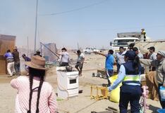 Ica: incendio arrasa con dos viviendas y deja a familias en la calle en Barrio Chino