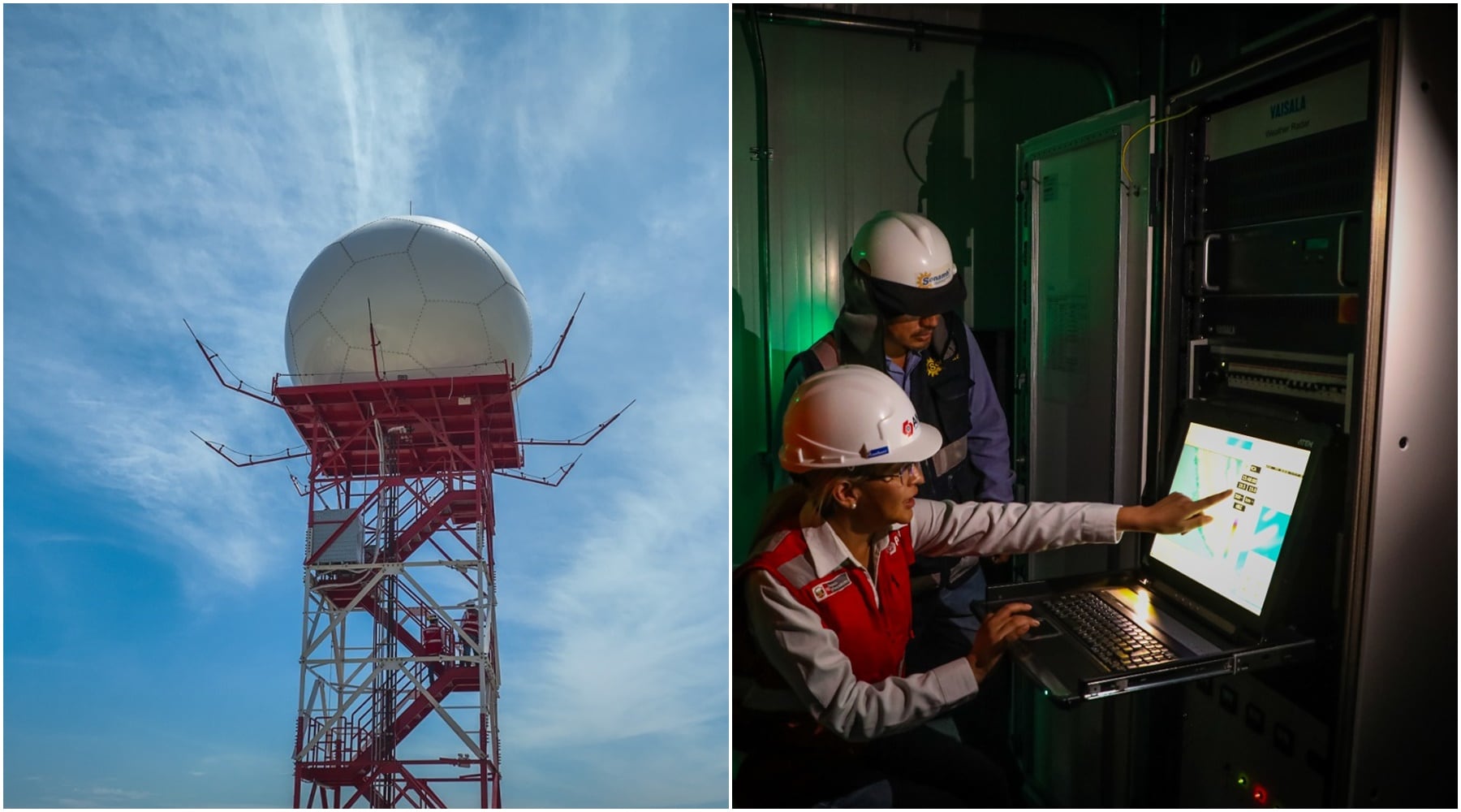 Ica: radar meteorológico ya envía datos en tiempo real al Senamhi