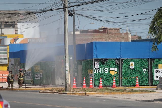 Fuga de gas en Surquillo (Fotos: Jesús Saucedo @photo.gec)