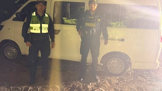 La Libertad: Policía recupera miniván robada en Virú