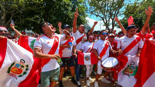 Perú vs. Chile: Hinchas alentaron a la bicolor en el AT&T Stadium en Texas (FOTOS)
