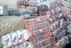 Ropa incautada será donada a pobladores de zonas rurales en Huánuco