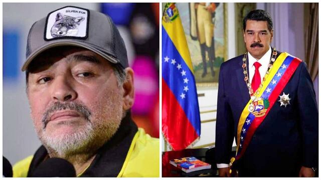 Maradona apoya a Maduro: “Más unidos que nunca para derrotar un nuevo golpe de estado” (FOTO)
